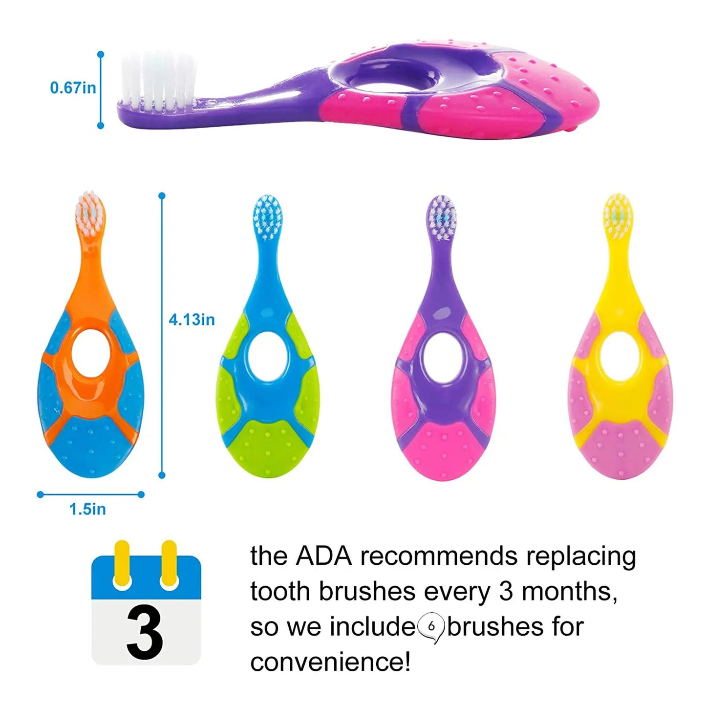 Kids Soft Toothbrush Set