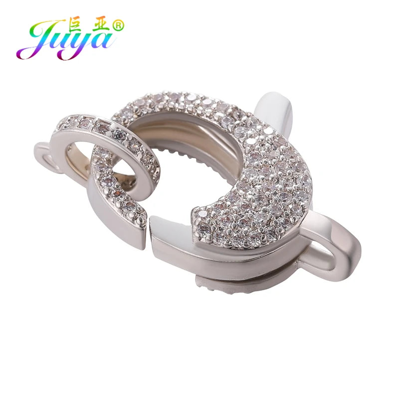 Juya 18K Real Gold Plated Lock Clasps Supplies