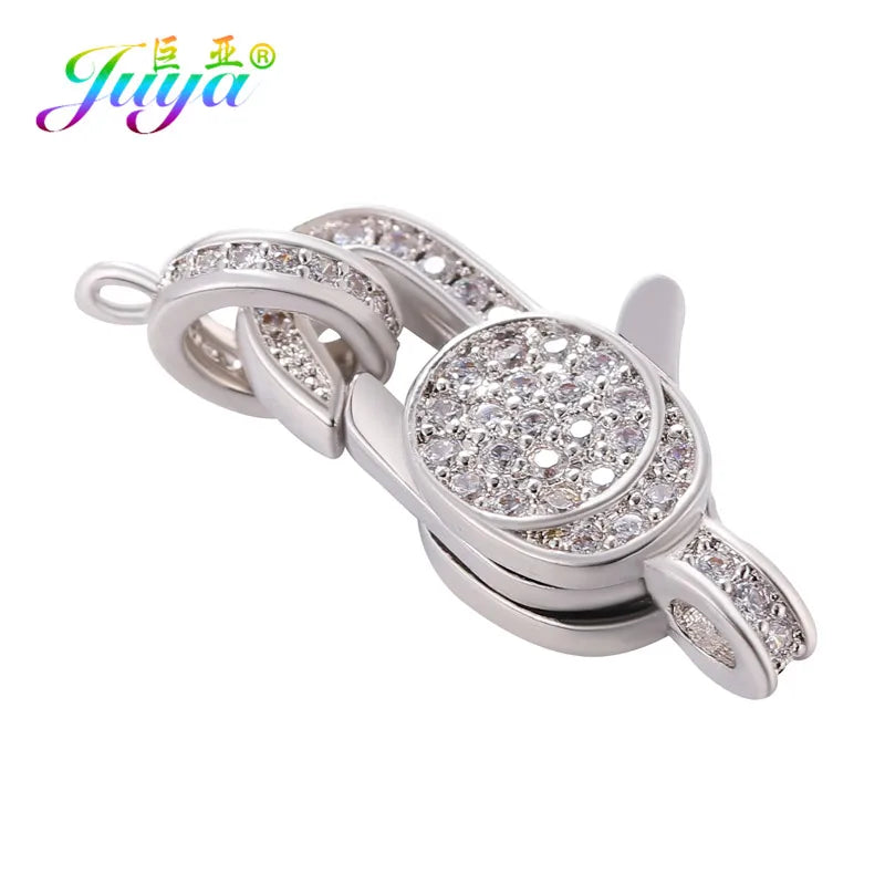 Juya 18K Real Gold Plated Lock Clasps Supplies