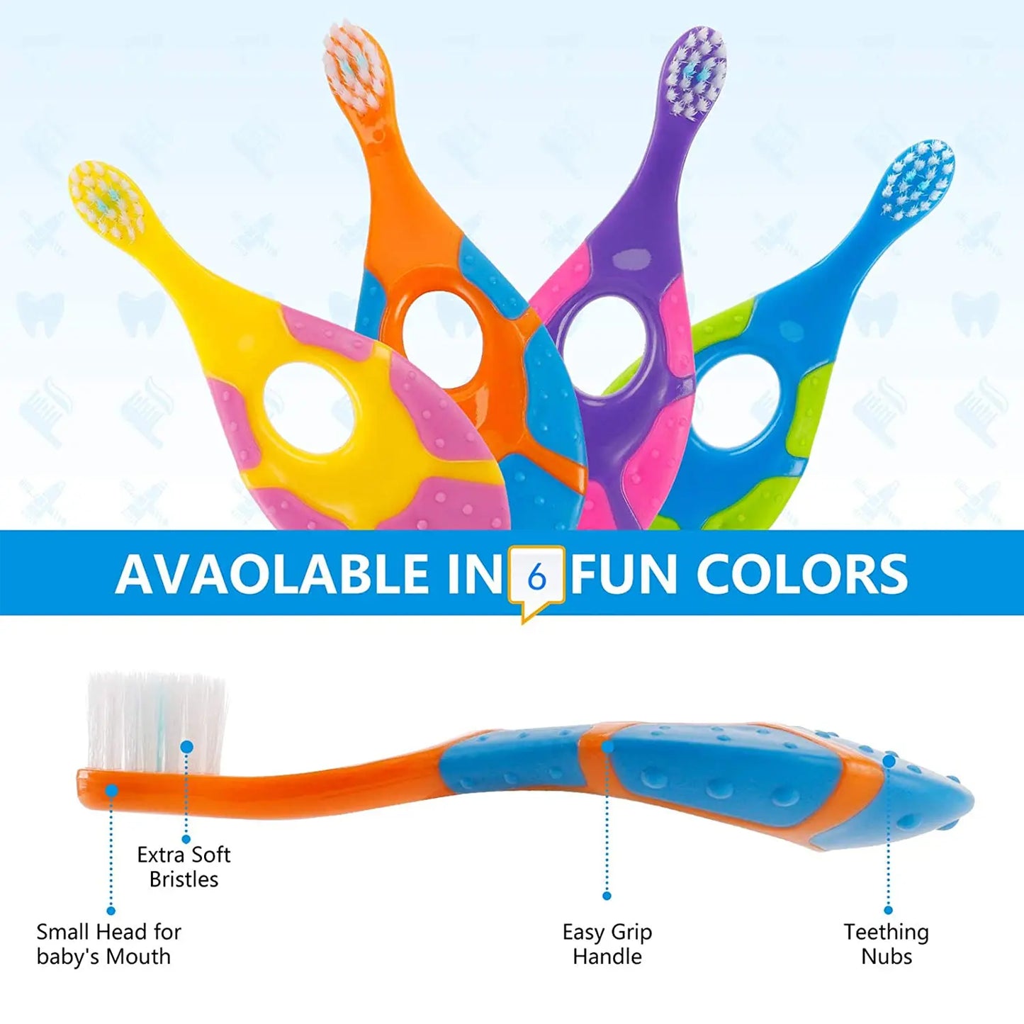 Kids Soft Toothbrush Set