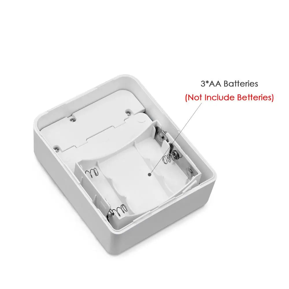 AA Battery Powered Wall Lamp, PIR Motion Sensor, Auto On, Off, Cabinet, Stairs Lighting