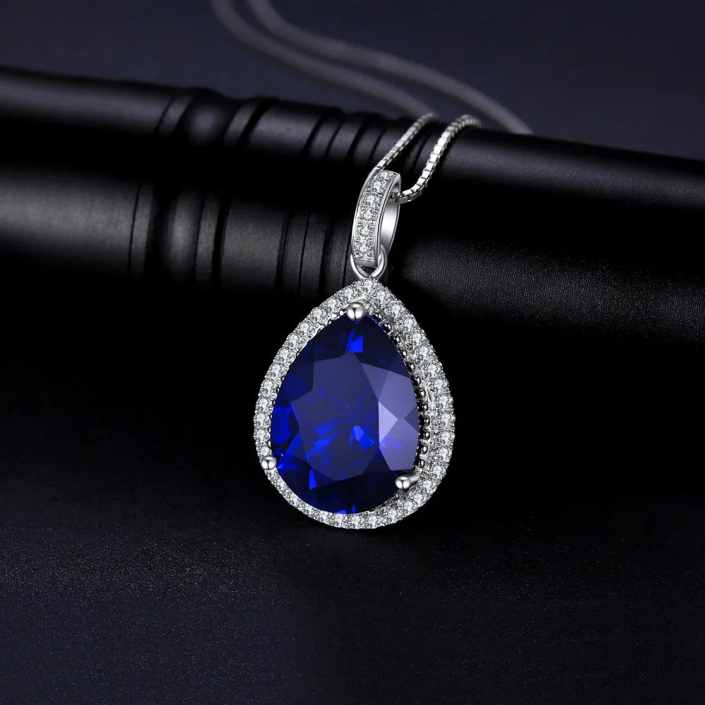 JewelryPalace 12ct  Huge Created Blue Sapphire