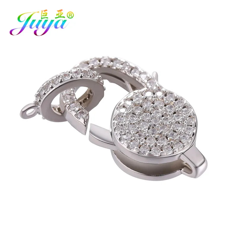 Juya 18K Real Gold Plated Lock Clasps Supplies