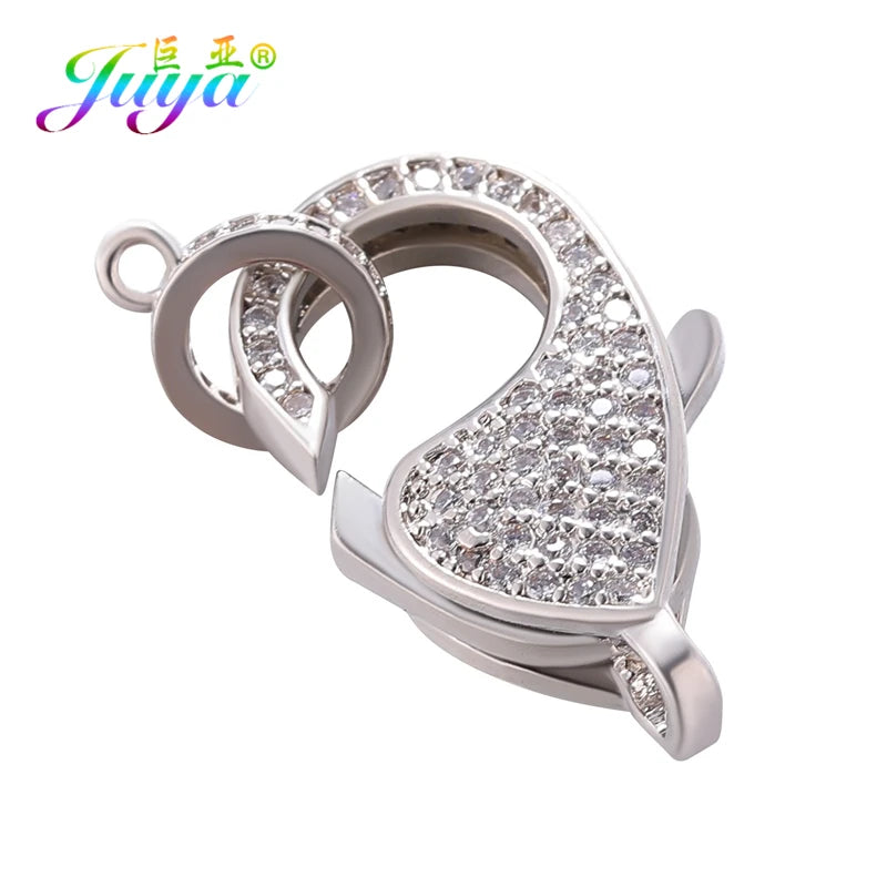 Juya 18K Real Gold Plated Lock Clasps Supplies