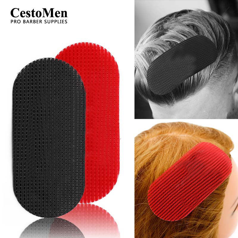 Bangs Hair Gripper Sticker Hairdressing Magic Nylon Barber Grippers Mens Oil Head Engrave Cutting Styling Accessories