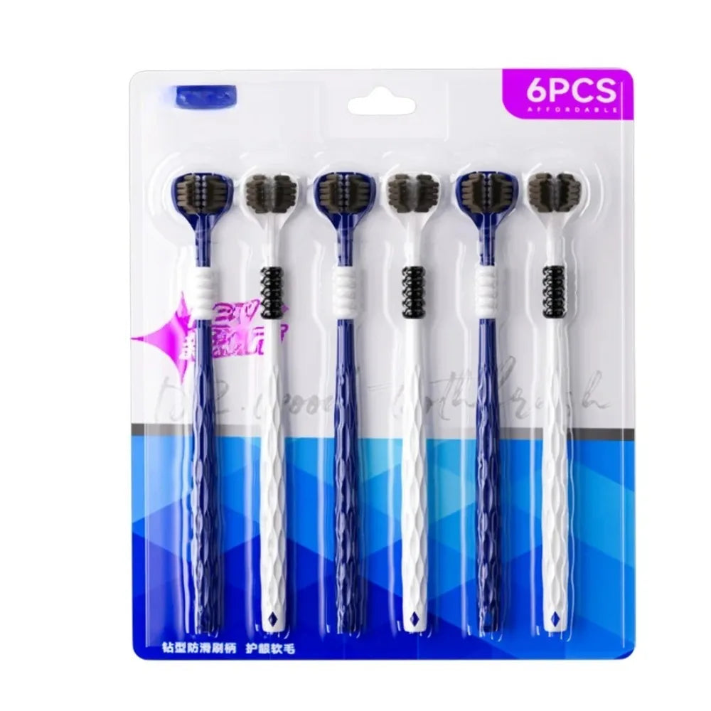 3-Sided Manual Toothbrush