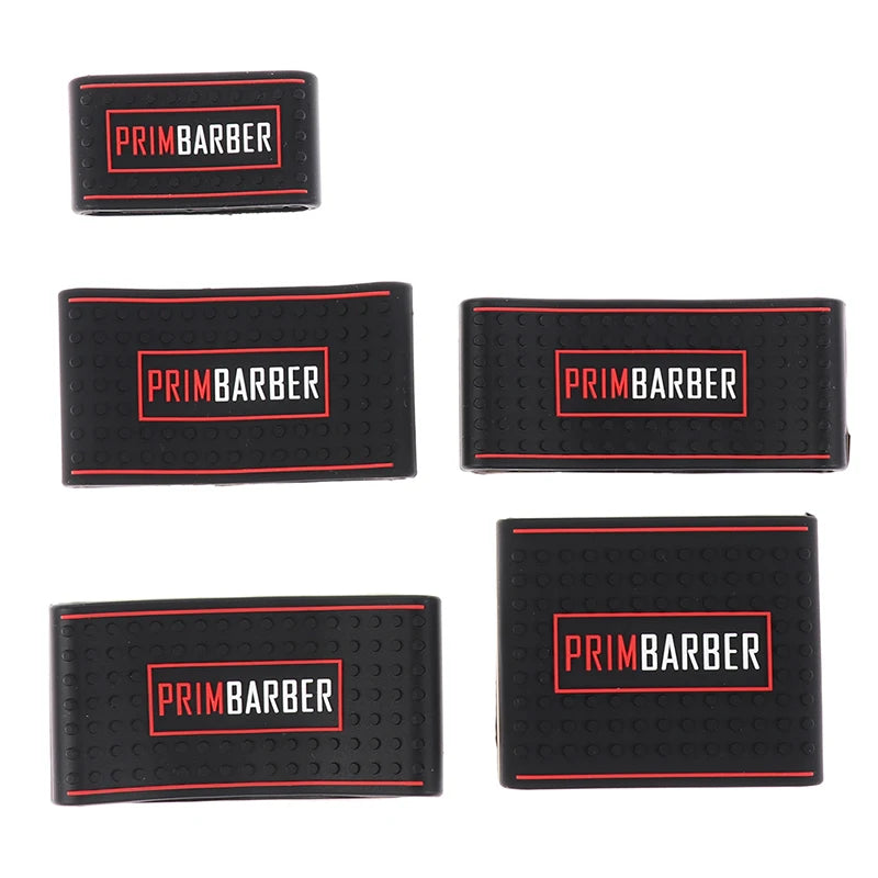 Trimmer Grip Barber 5pcs Hair Clipper Grip Rubber Anti Slide Design Barber Bicycle Grips Hairdressing Decorative Rings