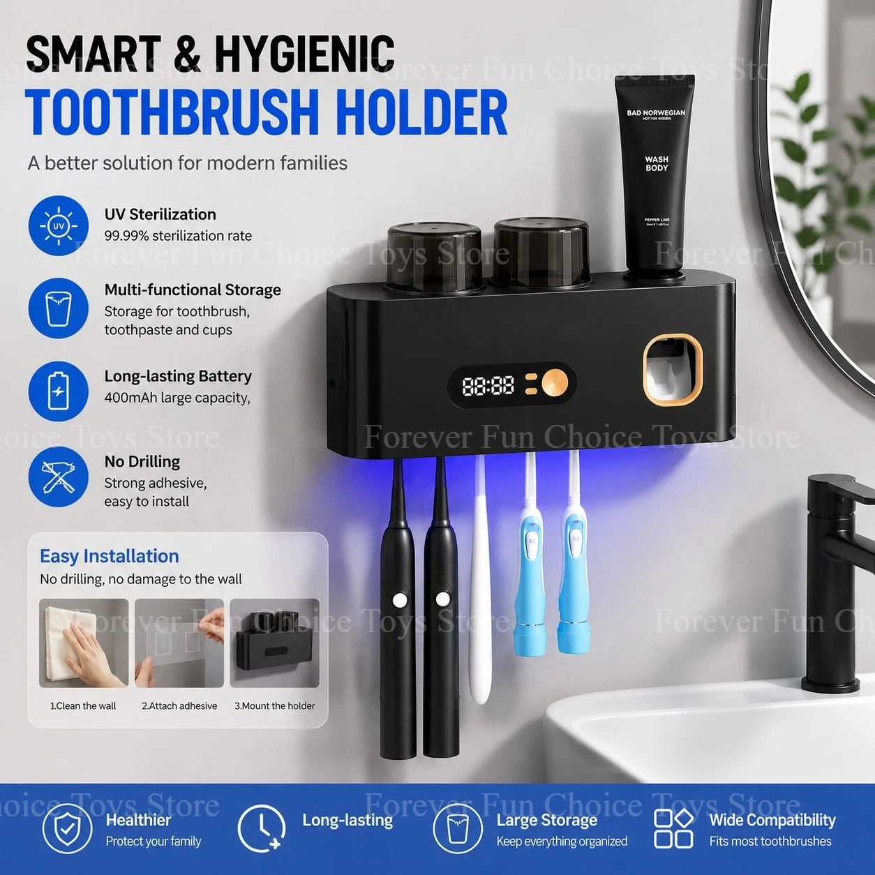 UV Toothbrush Sterilizer