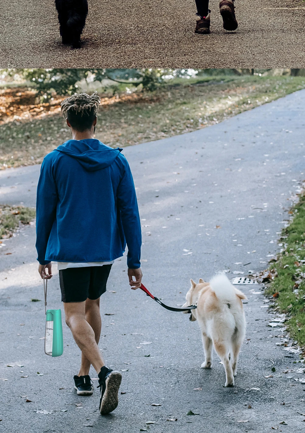 Portable Dog Water Bottle for Large Dogs Outdoor Foldable Leak Proof High Capacity Pet Drinking Bowl Labrador Bulldog Supplies