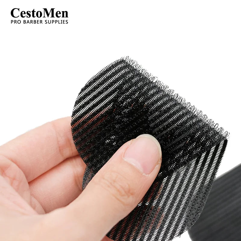 Bangs Hair Gripper Sticker Hairdressing Magic Nylon Barber Grippers Mens Oil Head Engrave Cutting Styling Accessories