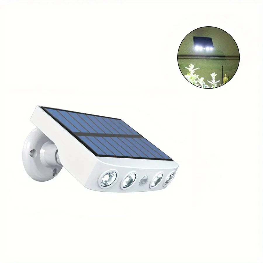 4 LED Powerful Solar Security Lights Outdoor Decor Sensor - Waterproof