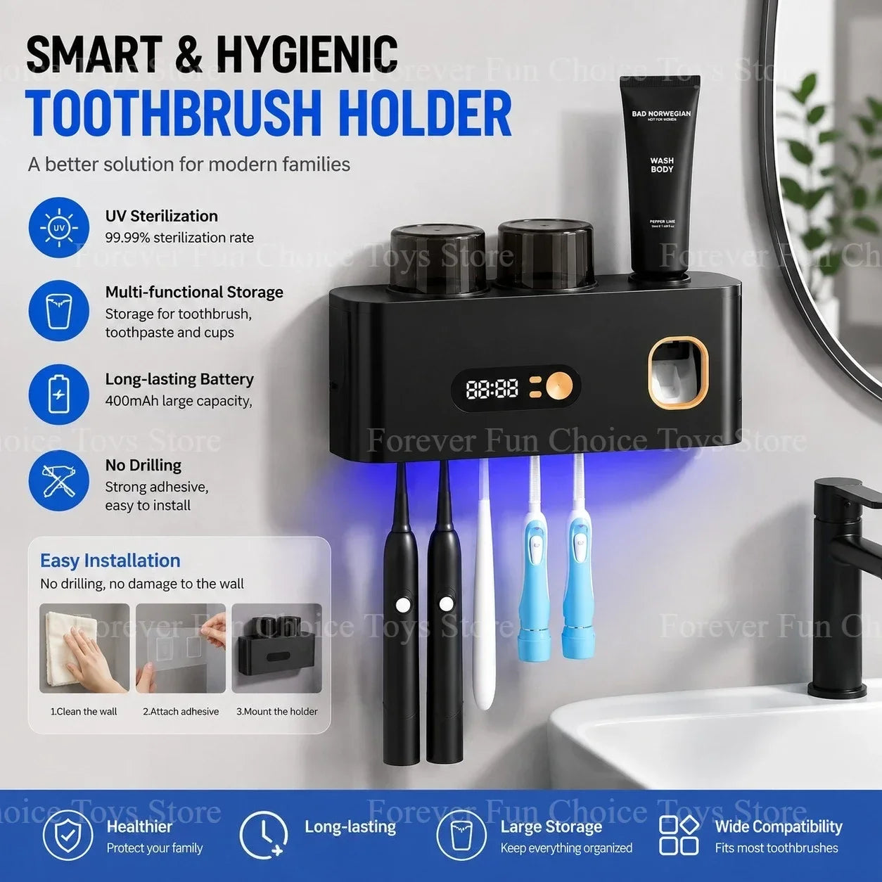 UV Toothbrush Sterilizer
