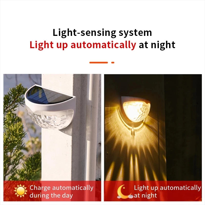 Solar Light Wall Lamps Outdoor - Waterproof