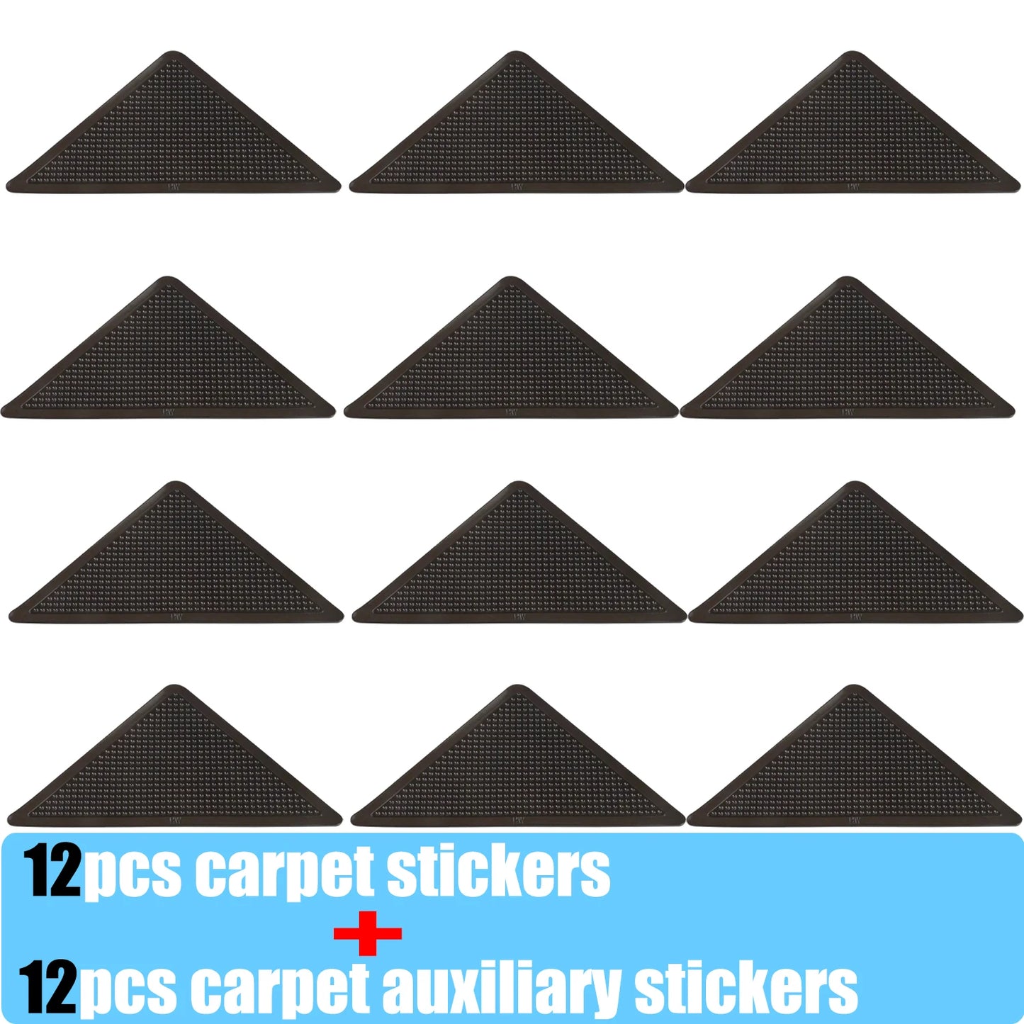 1-5set  Triangle Non Slip Rug Grippers Reusable Anti Slip Carpet Pads Rug Corner Gripper For Tile Floors Carpets Corners Mat