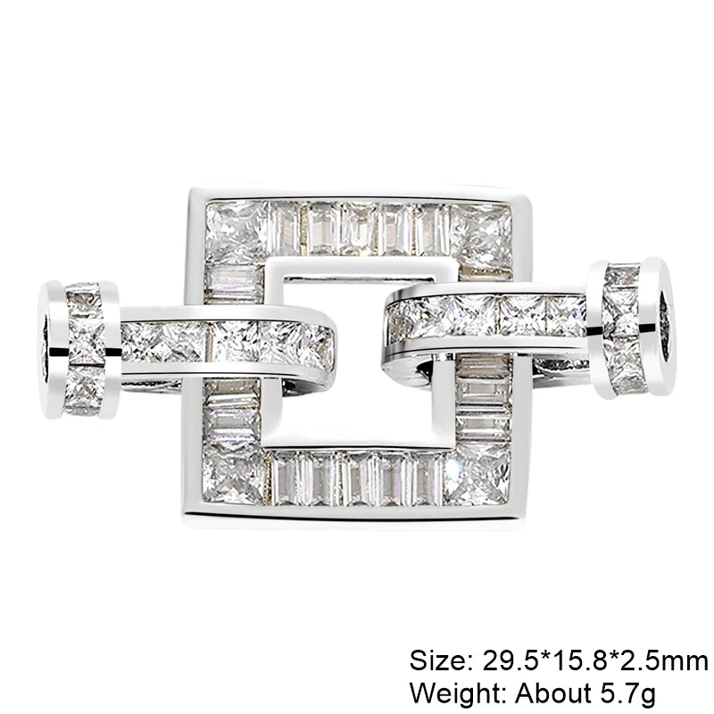 Juya 18K Real Gold Plated Lock Clasps Supplies
