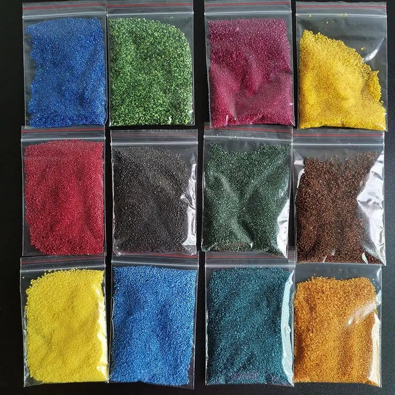 10G/50G Colorful Combustible Sand Wax Handmade Aromatherapy Candle DIY Creative Sand Painting Pillar Wax Handcraft Festival Gift