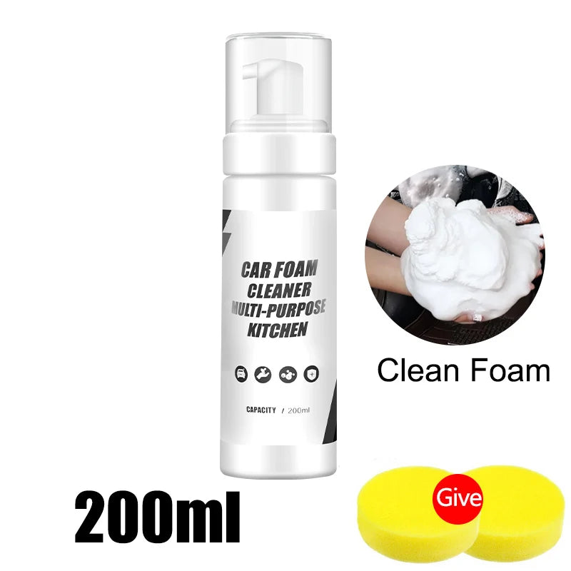 Auto Multi-Purpose Foam Cleaner Rust Remover Cleaning Car House Seat Car Interior Accessories Home Kitchen Cleaning Foam Spray