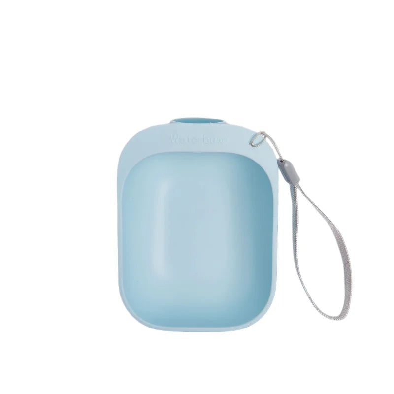 Portable Dog Water Bottle with Attached Bowl:Travel Waterer for On-the-Go Hydration During Walks & Outdoor Adventures