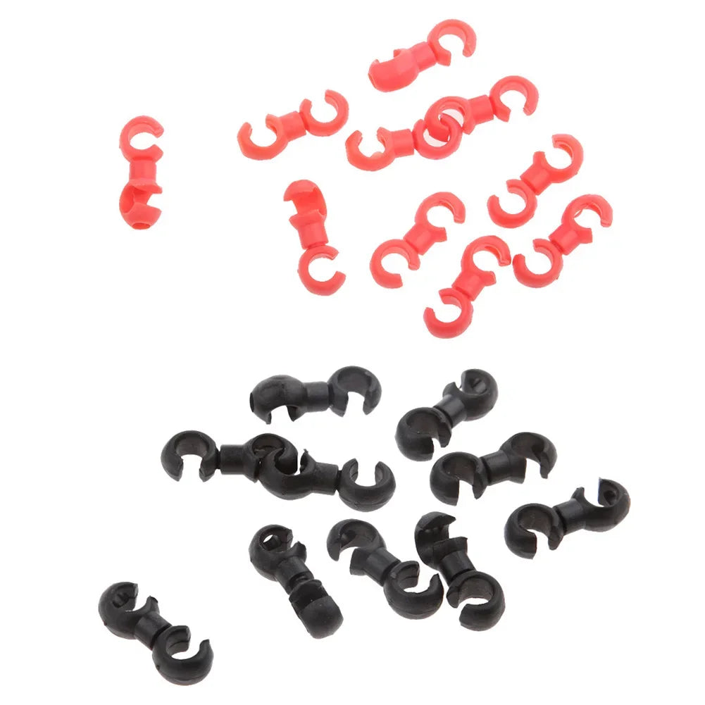 10pcs Bicycle Rotatable Line Pipe Buckle MTB Bike Derailleur Shift Cable Clips