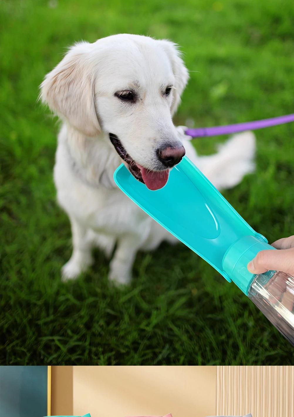 Portable Dog Water Bottle for Large Dogs Outdoor Foldable Leak Proof High Capacity Pet Drinking Bowl Labrador Bulldog Supplies