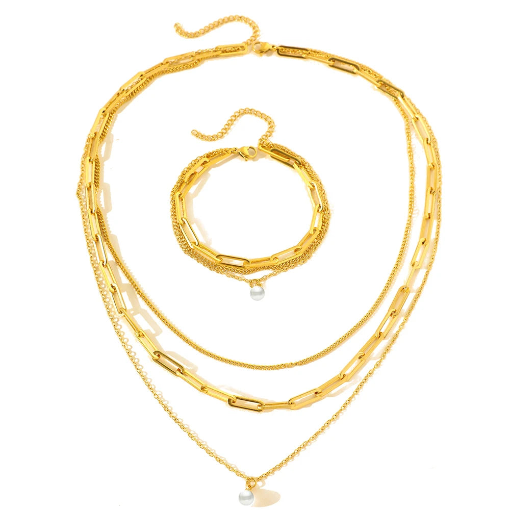 Stainless Steel Jewelry Set