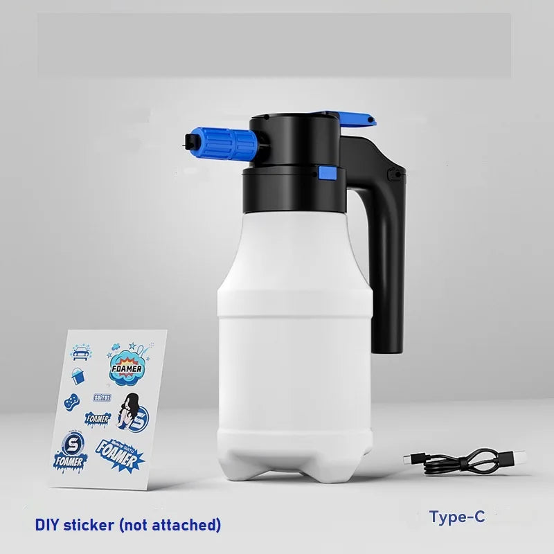 1.5L electric foam spray car washing foam generator foam gun 1h durable car washing foam washing