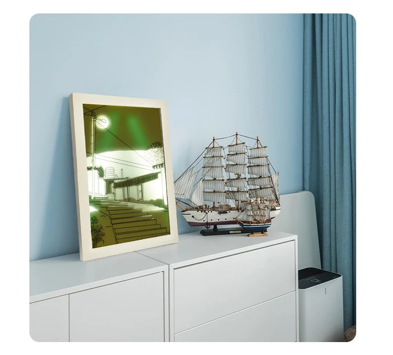 Painting Indoor Sunlight Window Wooden Photo Light