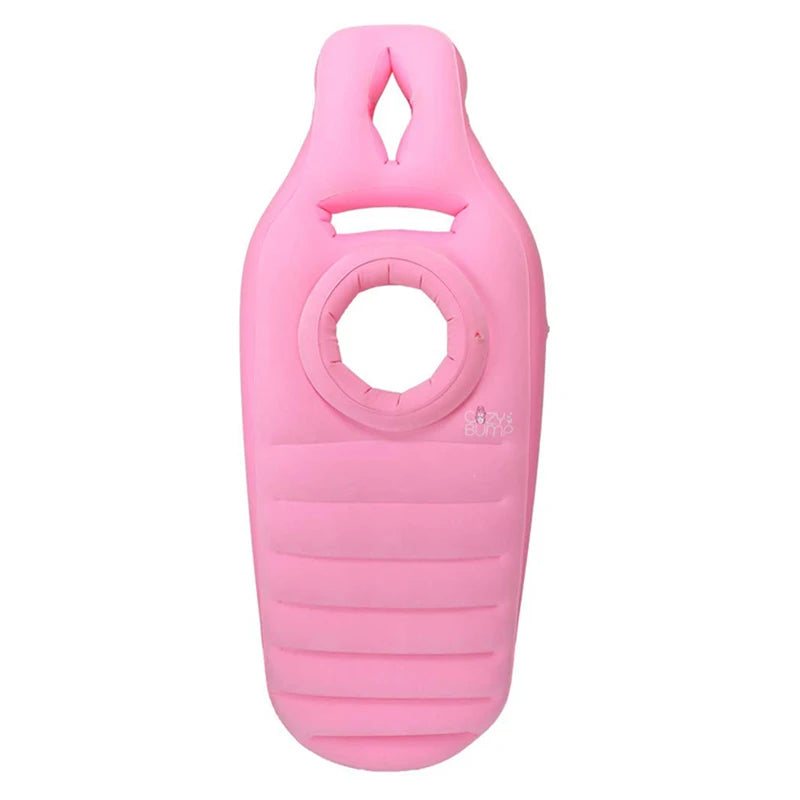 Inflatable Pregnancy Pillow with Abdominal and Head Holes -