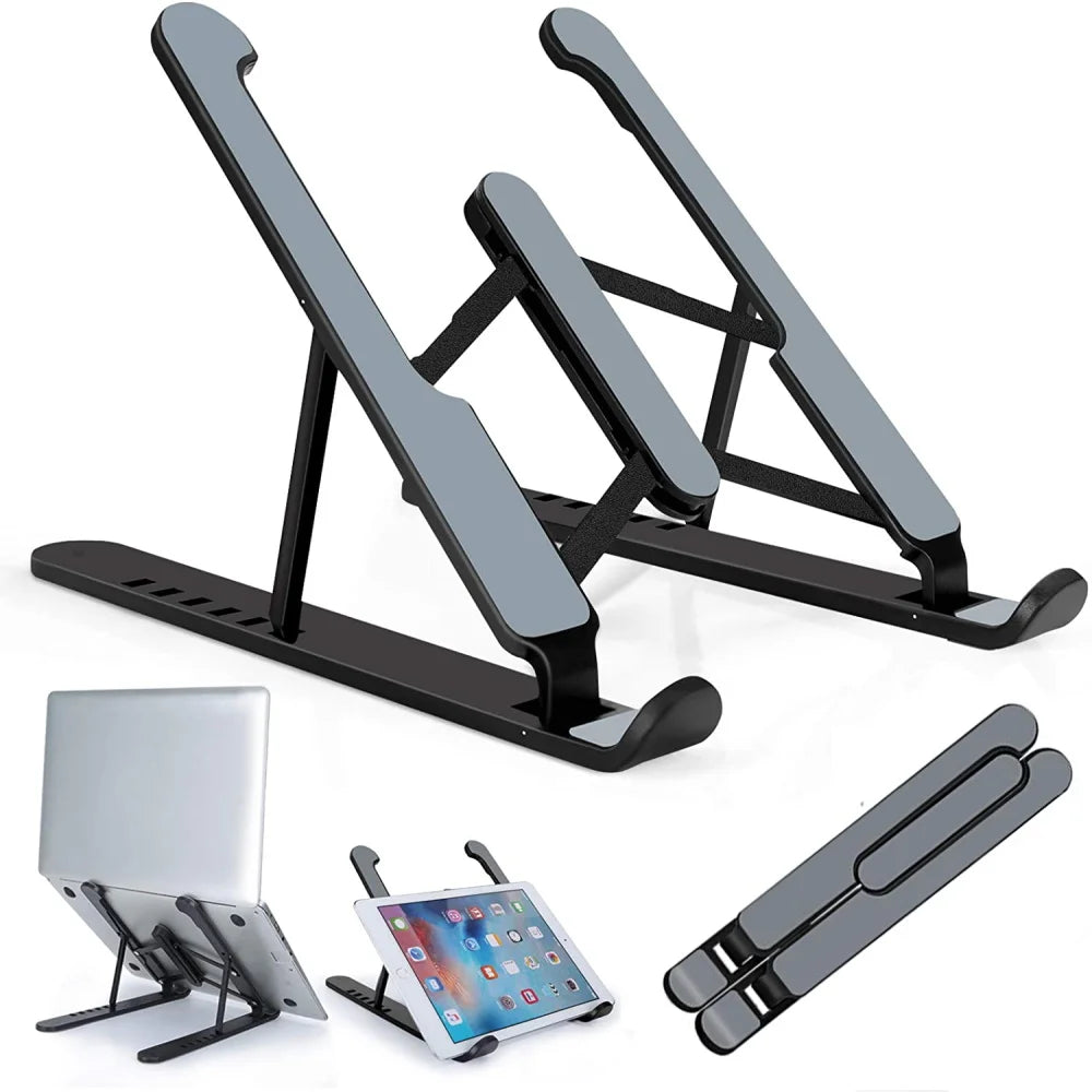 Foldable Laptop Stand Portable Notebook Support Base Holder Adjustable Riser Cooling Bracket for Laptop & Tablet Accessories