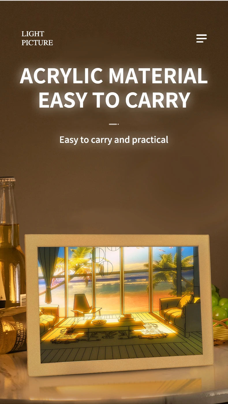 Painting Indoor Sunlight Window Wooden Photo Light