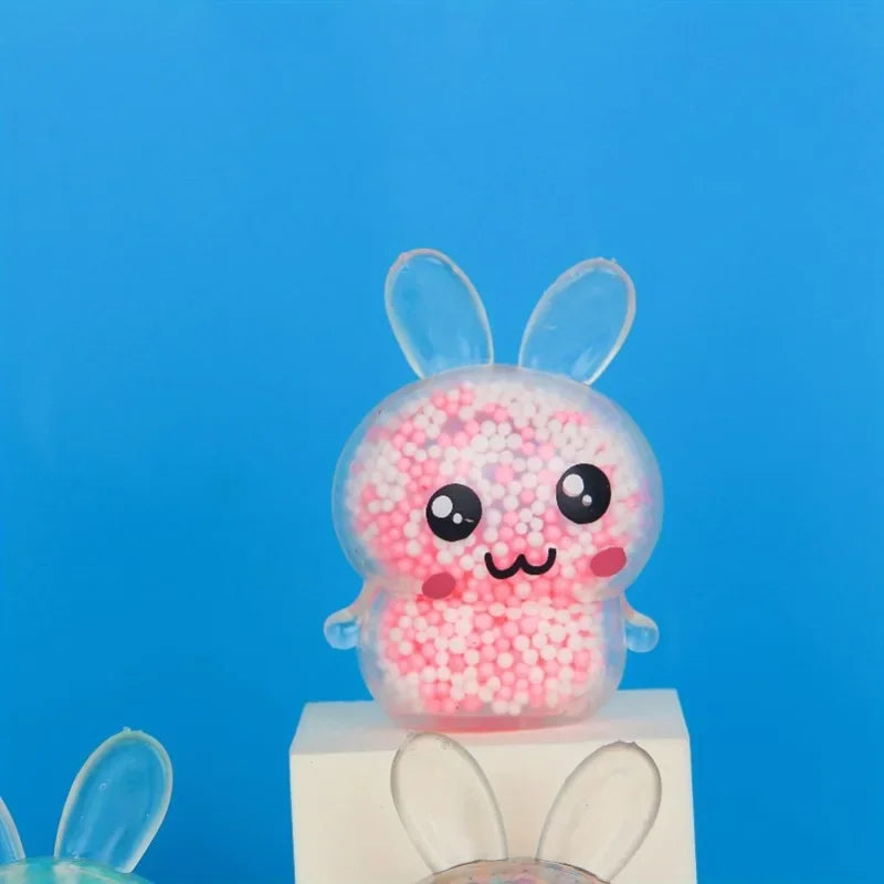 Squishy Bunny  - Random Color Soft Fidget Toy for Kids Girls, Easter Basket Stuffers, Sensory Anxiety Relief Gift