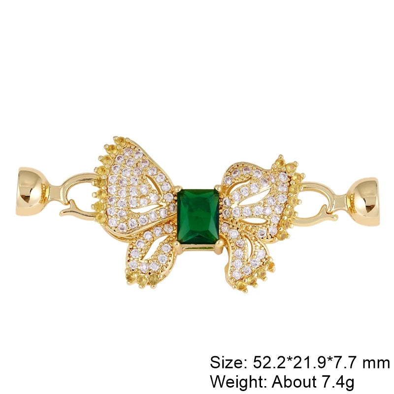 Juya 18K Real Gold Plated Lock Clasps Supplies