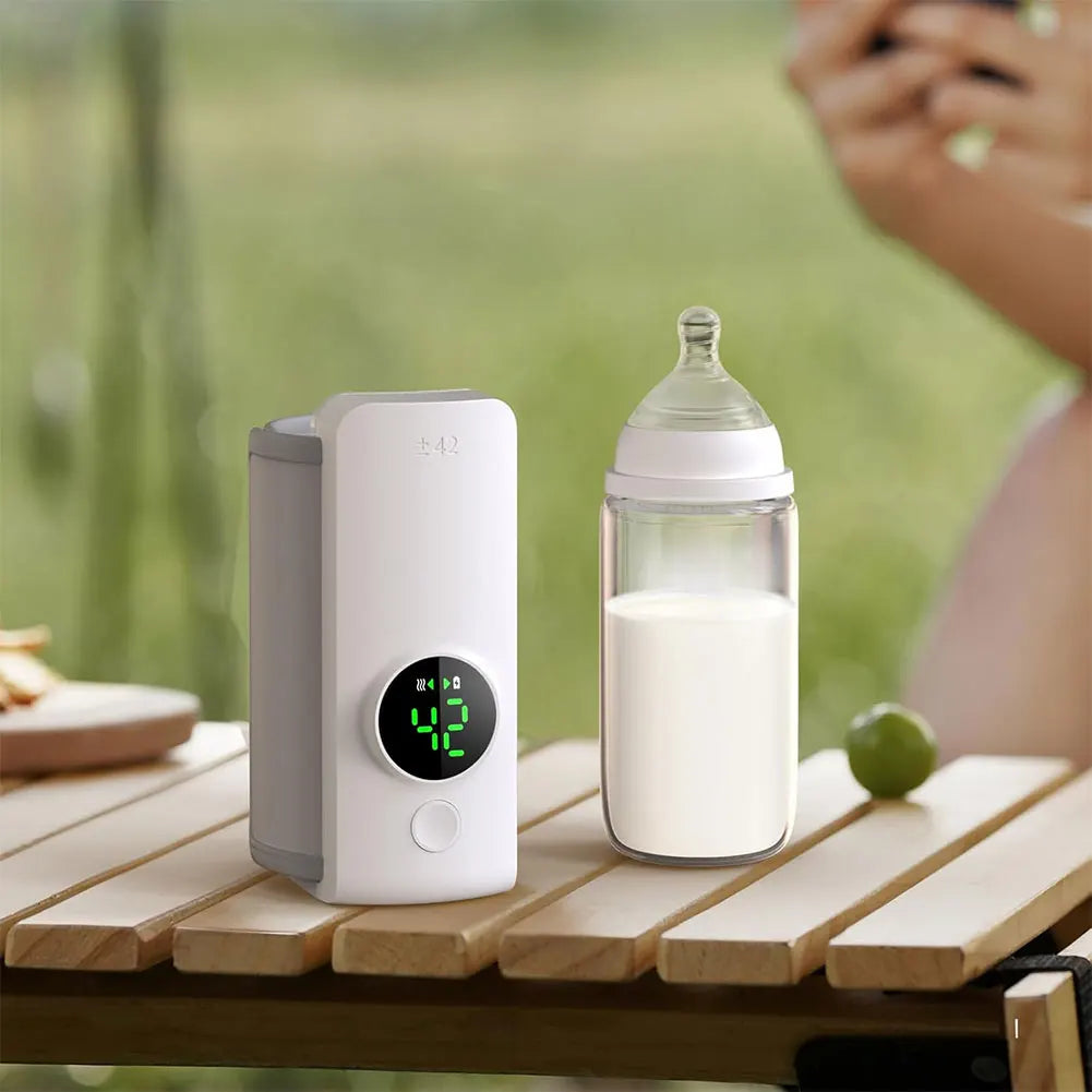 Cordless Milk Warmer with Temperature Control Baby Bottle Warmer Travel Warmer for Comfortable Baby Feeding On The Go