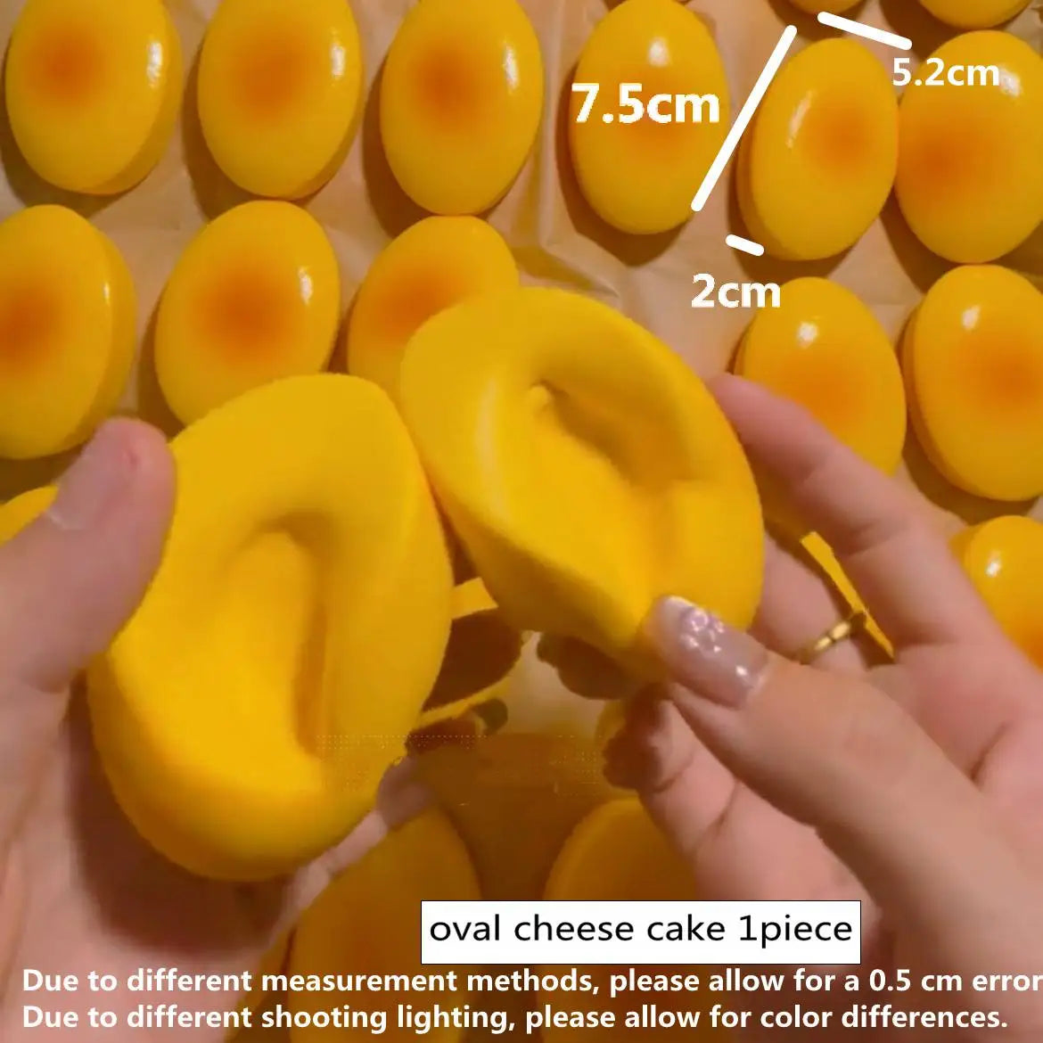 Squishy Cheese Cake Fidget Toys Slow Rising Squeeze Toys Soft Stress Relief Sensory Fidget Toy for Anxiety Squishy Toy for Adult