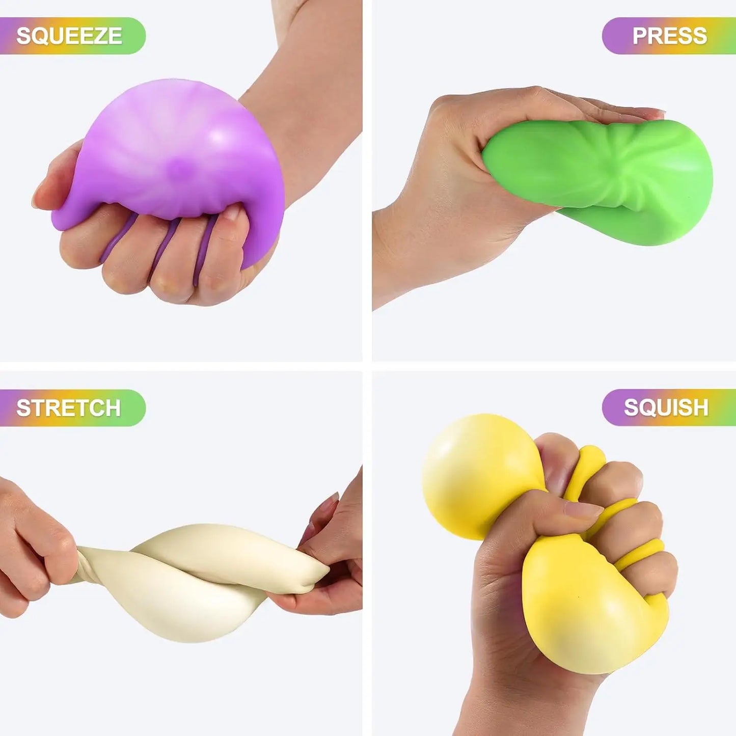 Squishy Dumpling Sensory Toys Mystery Dumpling Squishy Stress Relief Fidget Easter Gifts for Adults