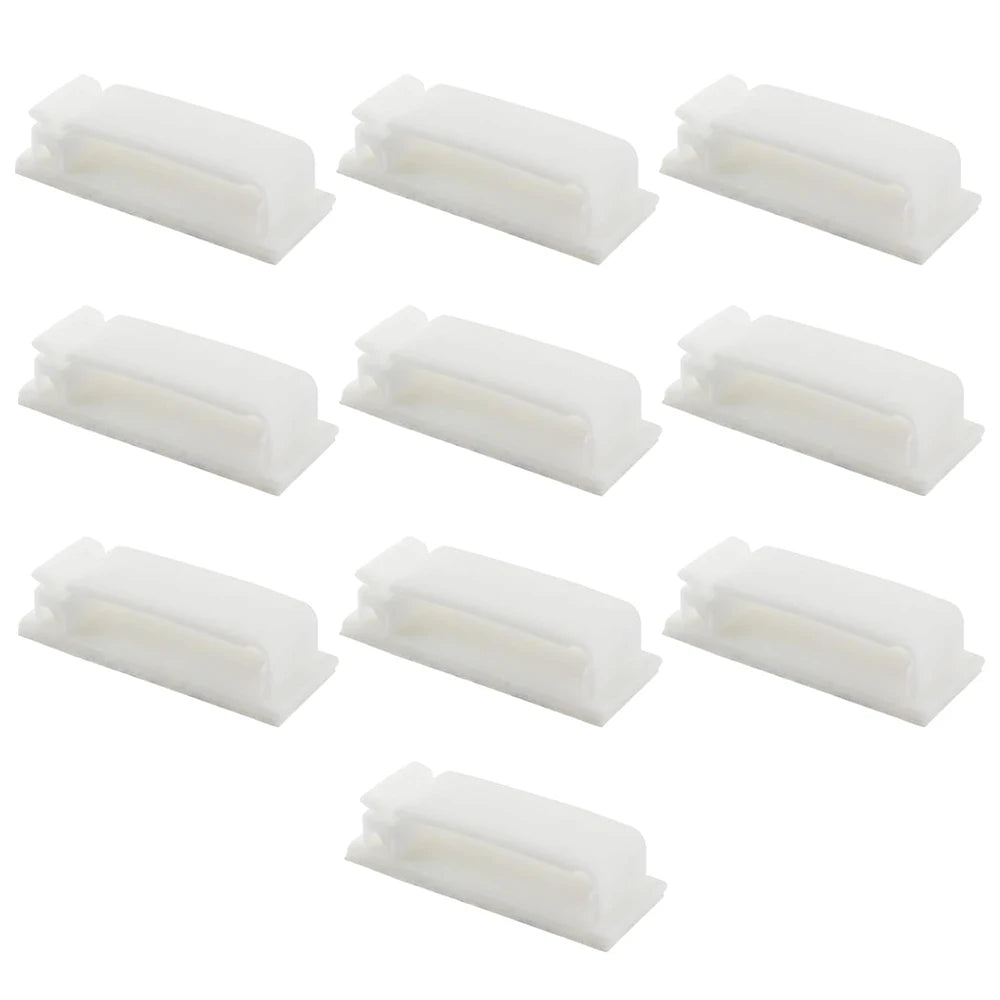 5/10Pcs Cable Clips Self Adhesive Cable Management Clips Cord Organizer Wire Clips Cord Holder for Appliances PC Home Office