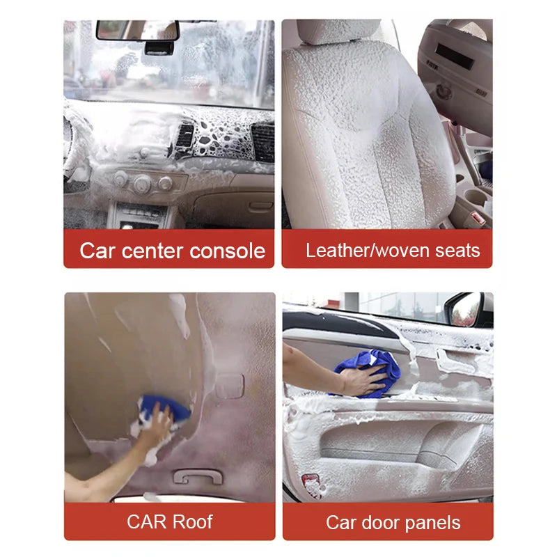Auto Multi-Purpose Foam Cleaner Rust Remover Cleaning Car House Seat Car Interior Accessories Home Kitchen Cleaning Foam Spray