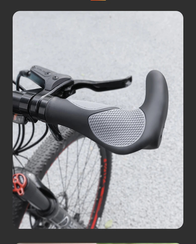 Shockproof Bike Handlebar Grips Anti-slip Mountain Bike Grips Comfortable Ergonomic Road Bicycle Handlebar Grip Bike Accessories