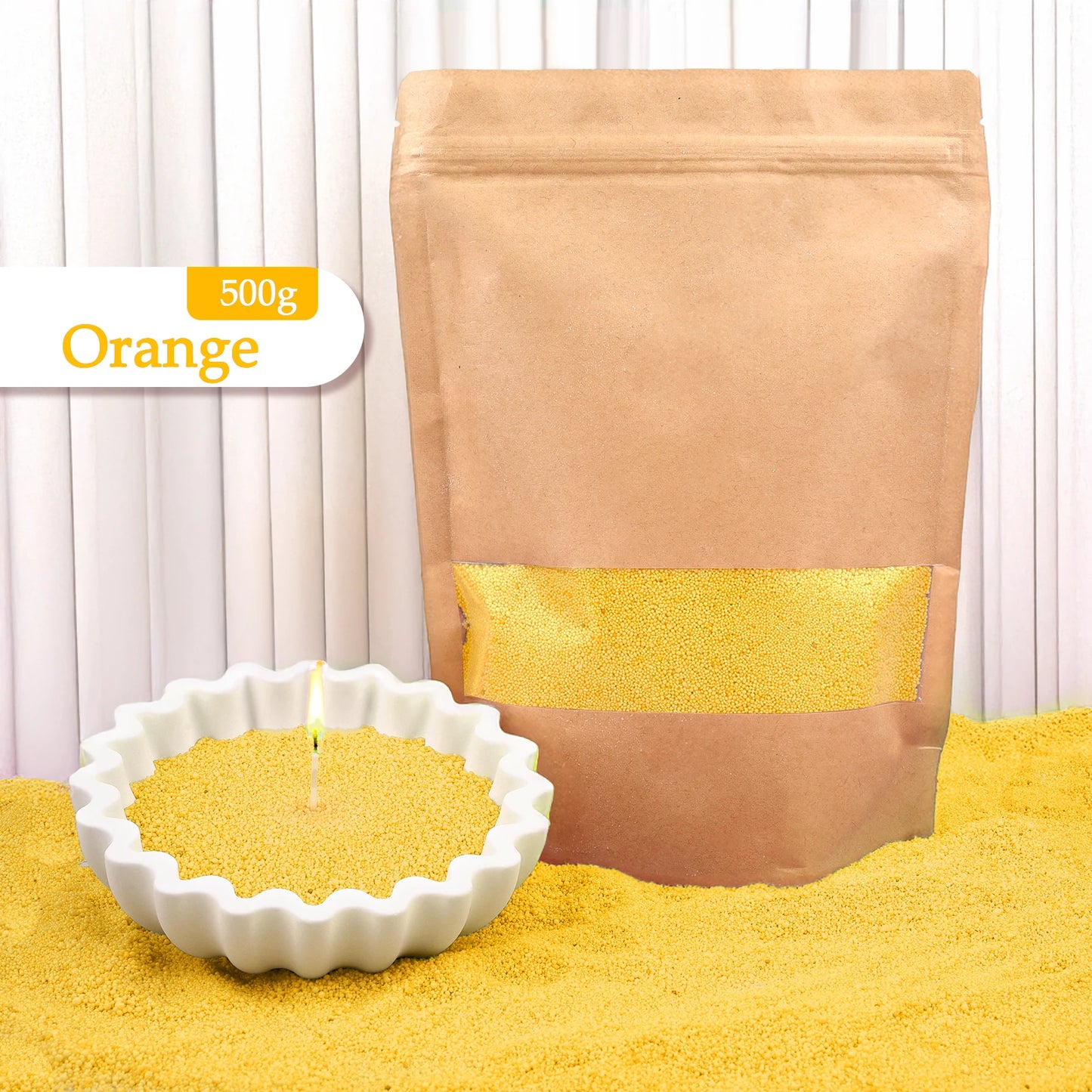 500/1000g Combustible Sand Wax Particles Natural Colorful Wax For DIY Candle Making DIY Decor Sand Painting Candle Dye Supplies