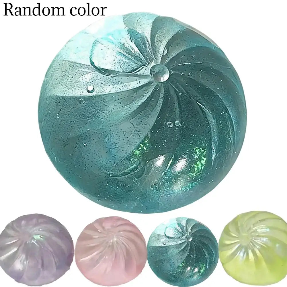 1/4PCS Squishy Stress Balls with Maltose Syrup Fun Gold Flour Buns Dumpling Shapes Antistress Fingertip Toys for Kids Gift