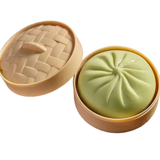 Squishy Bun Steamer Stress Relief Squishy Party Favor Soft Bun Squishy Kids Cute Steamer Stress Reliever Decompression Toy