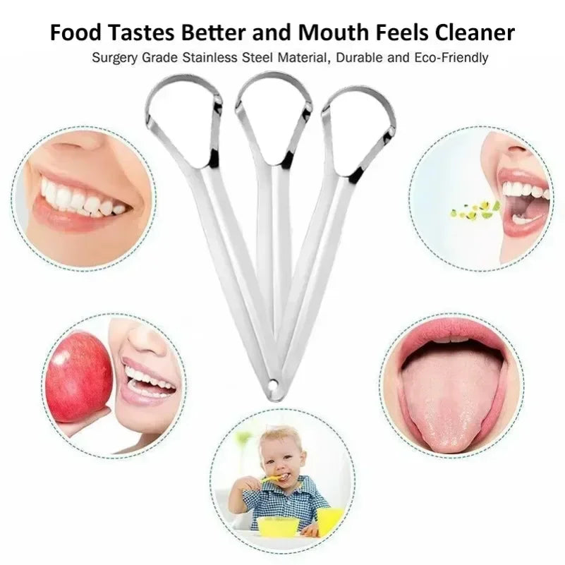 Stainless Steel Tongue Scraper