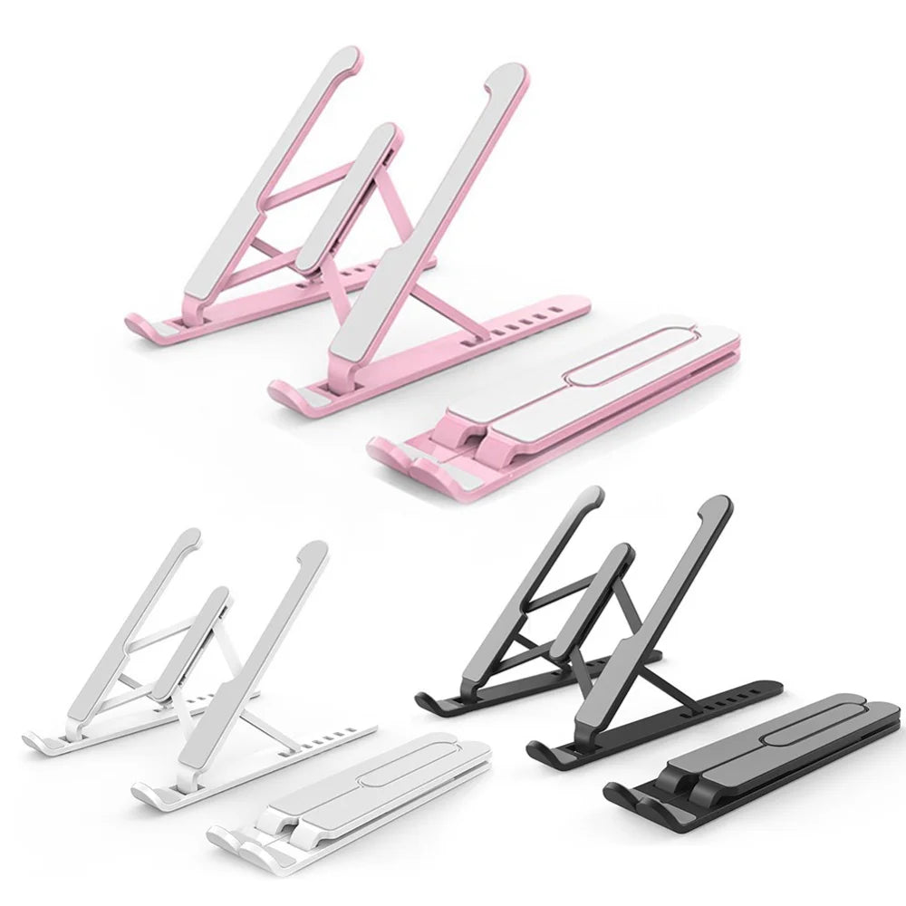 Foldable Laptop Stand Portable Notebook Support Base Holder Adjustable Riser Cooling Bracket for Laptop & Tablet Accessories
