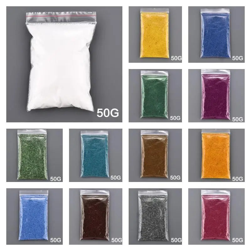 Combustible Sand Handmade Candle Wax DIY Material Kit Pigment Wax Wick Tool Sand Wax Set DIY Making Supplies For Home Decoration