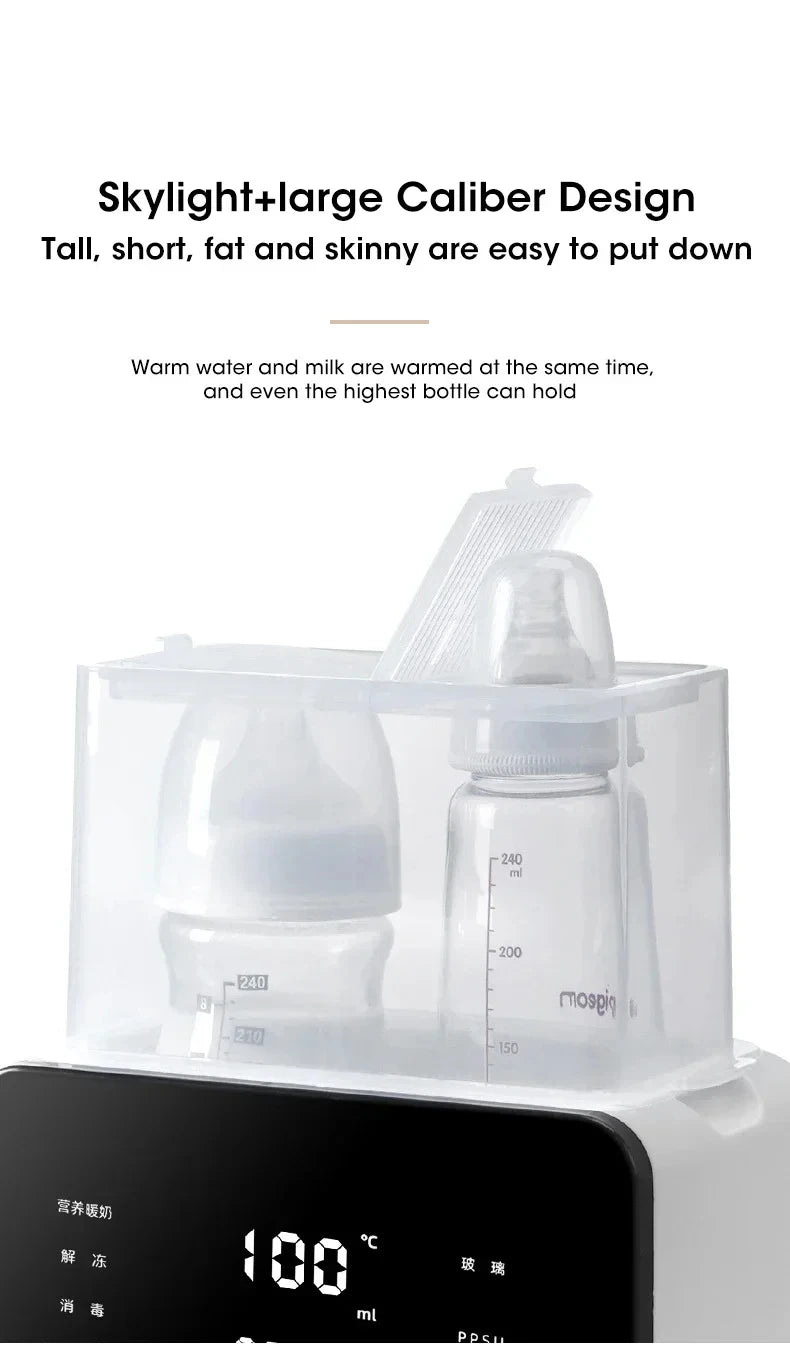 Baby Bottle Warmer for Newborn with Accurate Temperature Control Timer Fast Multifunctional for Baby Milk Food Accessories