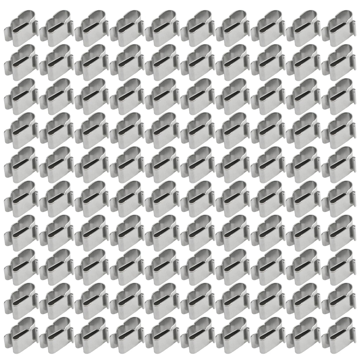 10/30/100Pcs Wire Clips Cable Trailer Photovoltaic Solar Panel Wire Clamps Clip Organizer Stainless Steel Management Harness Rop