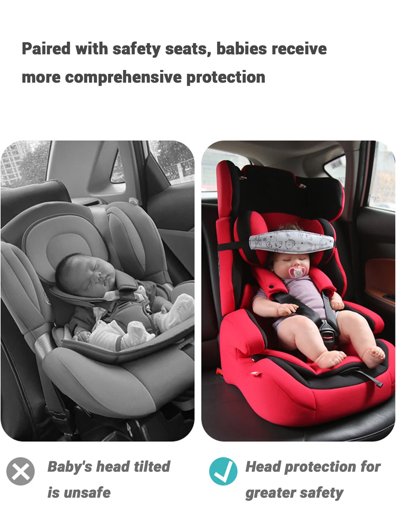 Baby Car Seat Support Pillow