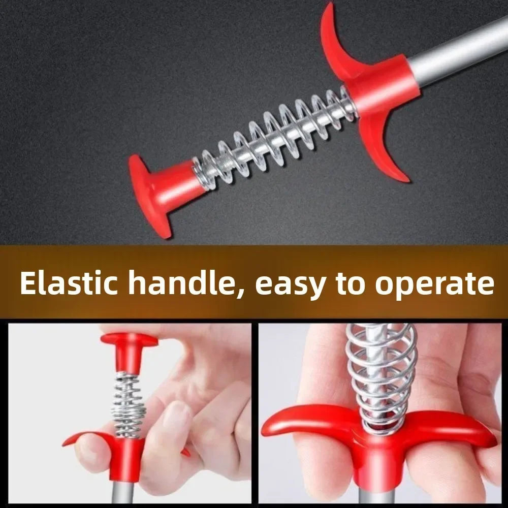 Opens Clogging of Sewage Pipe Cleaning Tool Drain Unclogger Professional Pipe Plunger Drain Clog Remover Clogged Toilet Cleaner