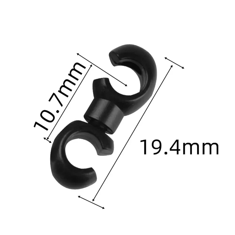 10pcs Bicycle Rotatable Line Pipe Buckle MTB Bike Derailleur Shift Cable Clips