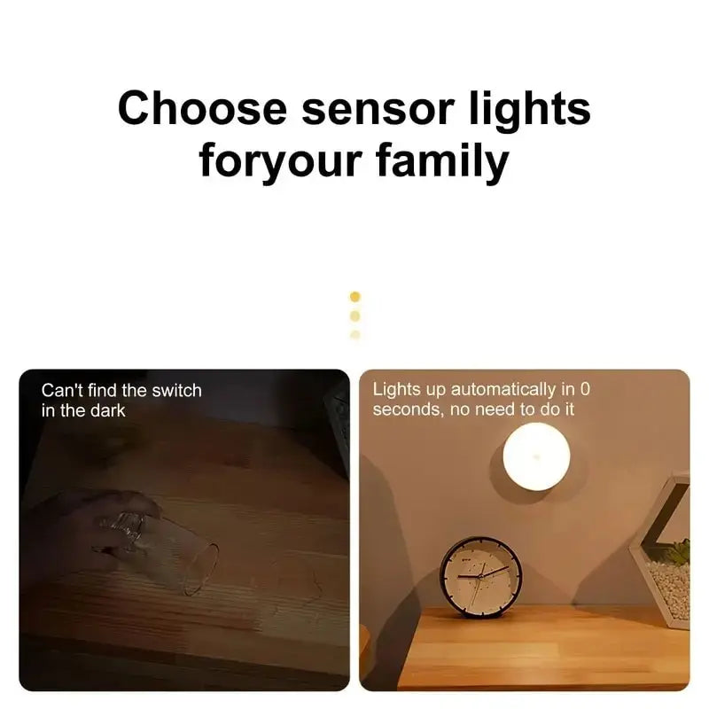 LED Night Light Smart Human Body Sensor